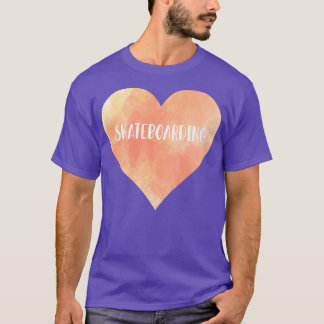 Camiseta Corazón de amor para el patinaje