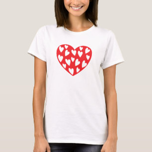 Camiseta Corazón de amor rojo