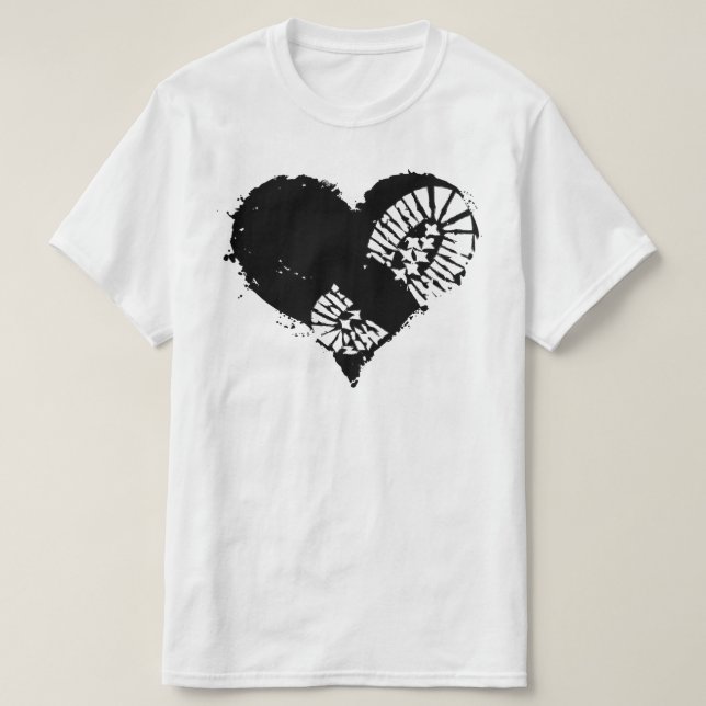 Camiseta corazón de arranque (Diseño del anverso)