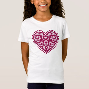 Camiseta Corazón de arte popular