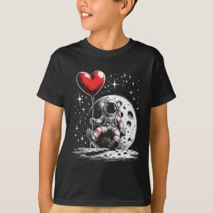 Camiseta Corazón de astronauta espacial Bylloon Día de San