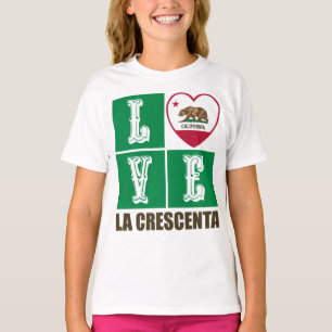 Camiseta Corazón de bandera de la República de California,