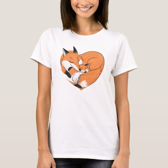 Camiseta Corazón de bebé, amor de mamá de Fox (Anverso)