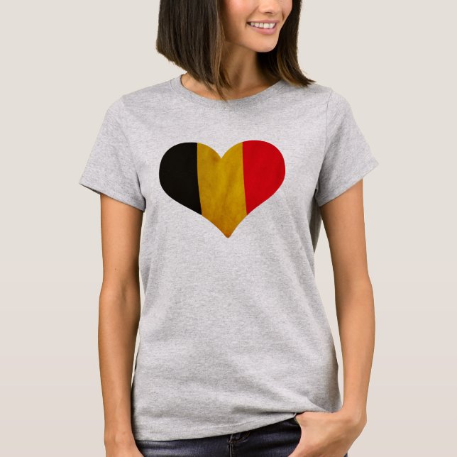 Camiseta Corazón de Bélgica (Anverso)