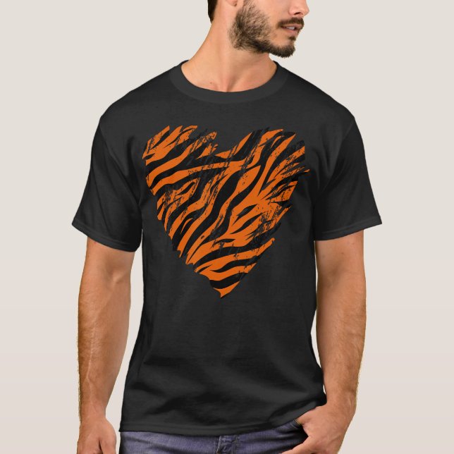 Camiseta Corazón de Bengala del Tigre (Anverso)