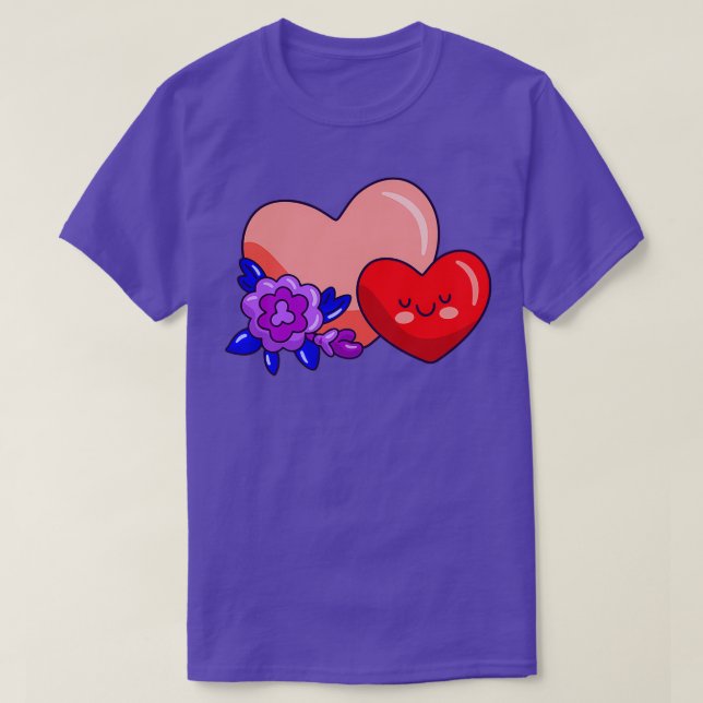 Camiseta Corazón de boda (Diseño del anverso)