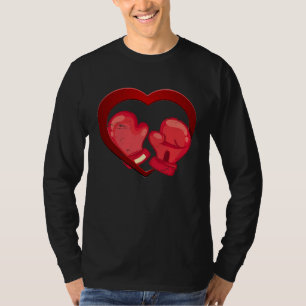 Camiseta Corazón de boxeo día de San Valentín hombres mujer