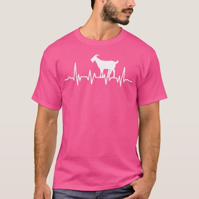 Camiseta Corazón de cabra ritmo divertido Cabra Lover (Anverso)