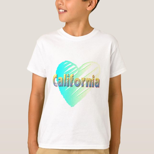 Camiseta Corazón de California (Anverso)