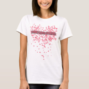 Camiseta Corazón de cáncer uterino