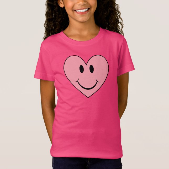 Camiseta Corazón de cara feliz (Anverso)