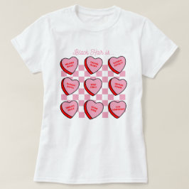 Camiseta Corazón de Caramelo del Día de San Valent