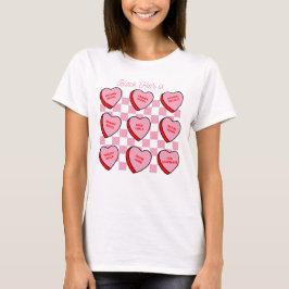 Camiseta Corazón de Caramelo del Día de San Valent