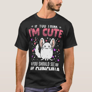 Camiseta Corazón de Chinchilla Animal del Día de San Valent