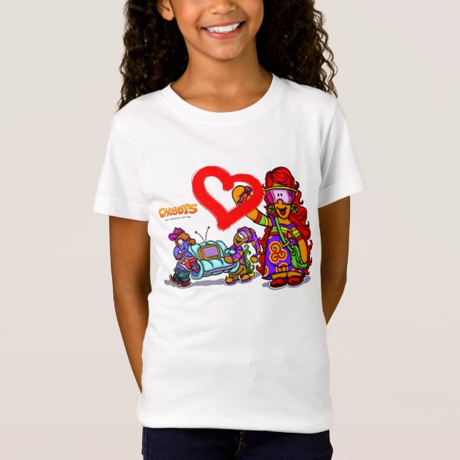 Camiseta Corazón de Chobots (Anverso)