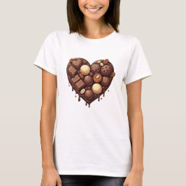 Camiseta Corazón de chocolate