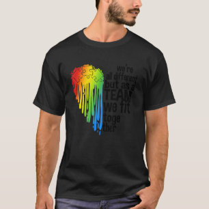 Camiseta Corazón de Conciencia del Autismo
