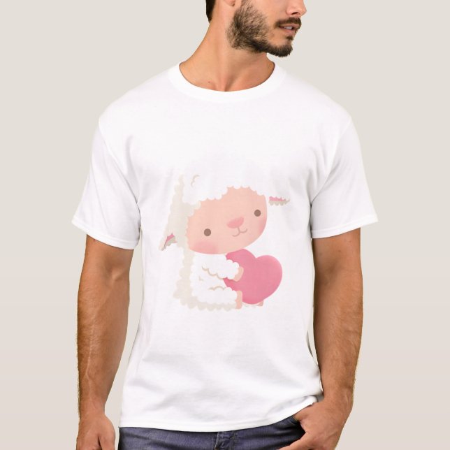 Camiseta Corazón de Cordero Pequeño (Anverso)