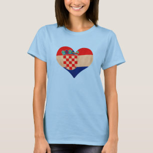 Camiseta Corazón de Croacia