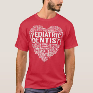 Camiseta Corazón de dentista pediátrico