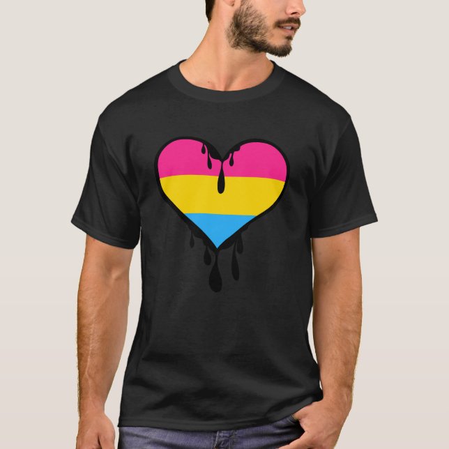 Camiseta Corazón de desgarro del orgullo de pan (Anverso)
