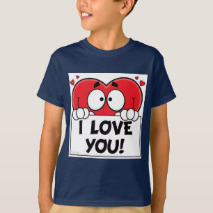Camiseta Corazón de dibujos animados
