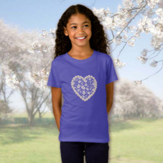 Camiseta Corazón de encaje