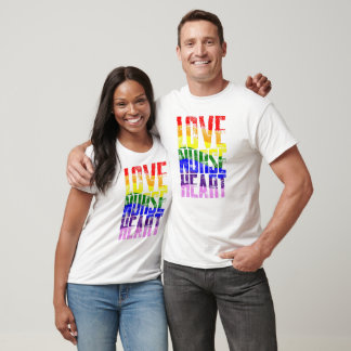 Camiseta Corazón de enfermera de amor