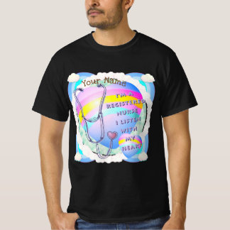 Camiseta Corazón de enfermera registrado