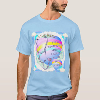 Camiseta Corazón de enfermera registrado