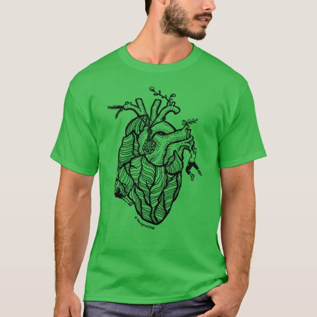 Camiseta Corazón de escalada en roca amigos Bouldering (Anverso)
