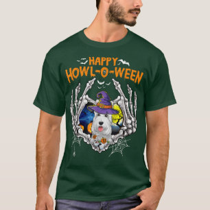 Camiseta Corazón de esqueleto del Terrier escocés Feliz How