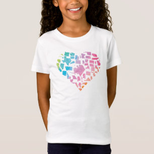 Camiseta Corazón de Estados Unidos de la acuarela