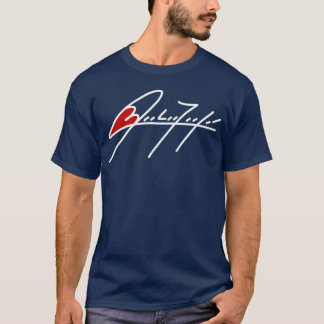 Camiseta Corazón de firma divertido