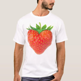 Camiseta Corazón de fresa