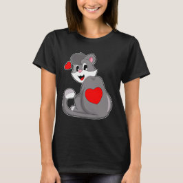 Camiseta Corazón de gato