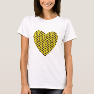 Camiseta Corazón de girasol