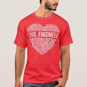 Camiseta Corazón de Ingeniero Civil