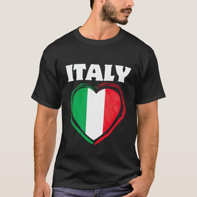 Camiseta Corazón de Italia (Anverso)