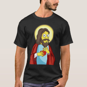 Camiseta Corazón De Jesucristo Iglesia Católica Cristiana