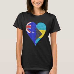 Camiseta Corazón de la bandera australiana