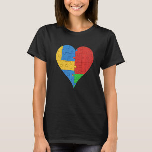 Camiseta Corazón de la bandera bielorrusa sueca