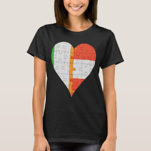 Camiseta Corazón de la bandera de Austria