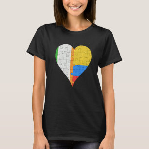Camiseta Corazón de la bandera de Colombia en Irlanda
