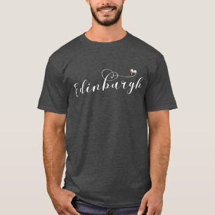 Camiseta Corazón de la Bandera de Edimburgo, Edimburgo