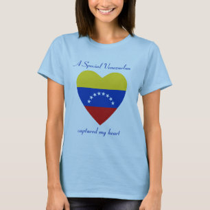 Camiseta Corazón de la Bandera de Venezuela
