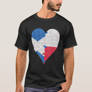 Camiseta Corazón de la bandera polaca de Escocia