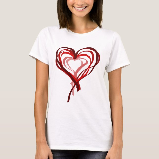 Camiseta Corazón de la cinta (Anverso)