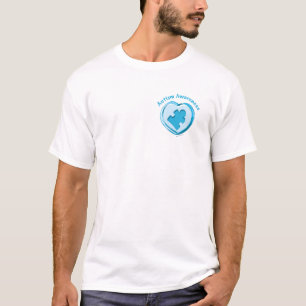 Camiseta Corazón de la conciencia del autismo