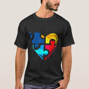 Camiseta Corazón de la conciencia del autismo